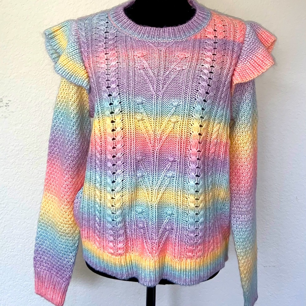 Loft Rainbow Sweater